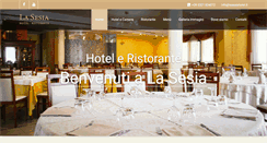 Desktop Screenshot of lasesiahotel.it